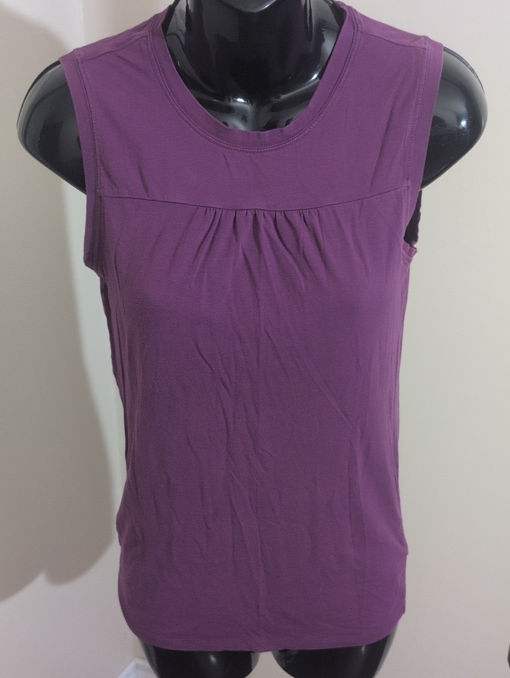 Jacob | Women’s Sleeveless Pleated Shell - Purple